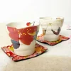 Hana Kairo Mino Ware Cup Set