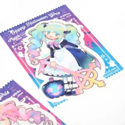 Happy Halloween Girls Stickers