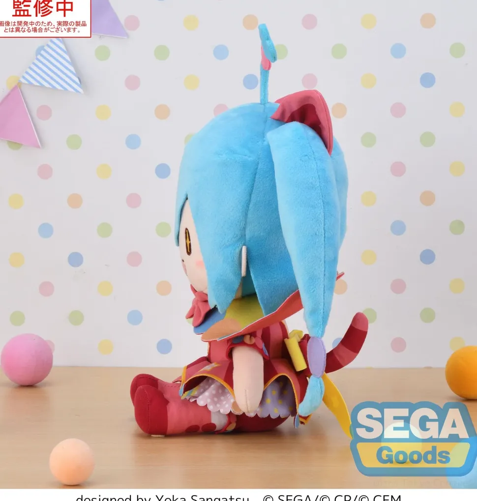 Hatsune Miku: Colorful Stage! Hatsune Miku: Wonderland Sekai Fuwapuchi Plushie L