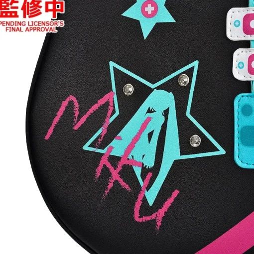 Hatsune Miku Guitar-Shaped Shoulder Bag