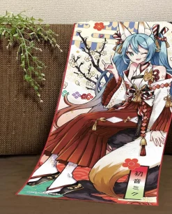 Hatsune Miku Hyakki Yakou Face Towel Youko (Ume)