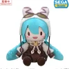 Hatsune Miku Marshmallow Hot Cocoa Fuwapuchi Plushie LL
