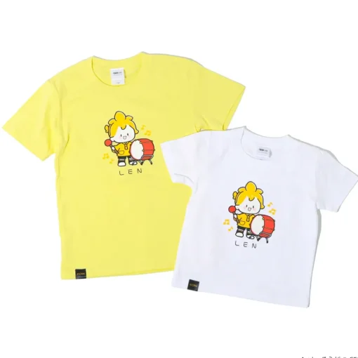 Hatsune Miku Piapro Kids! Kagamine Len Kids' Yellow T-Shirt