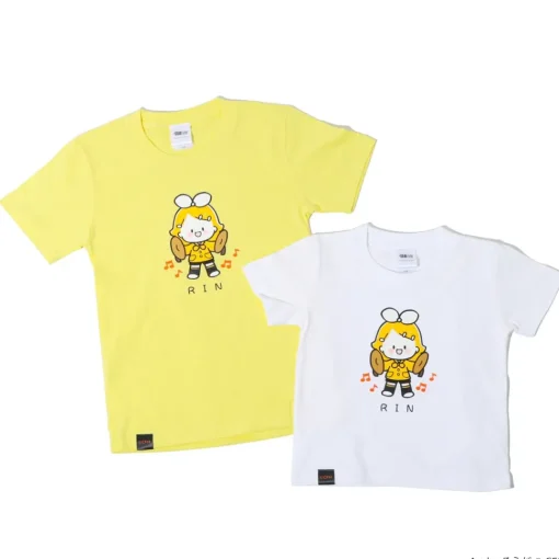 Hatsune Miku Piapro Kids! Kagamine Rin Kids' Yellow T-Shirt