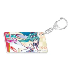 Hatsune Miku Racing Ver. Spa 2025 Cheering Ver. Number Plate Style Key Chain Vol. 2