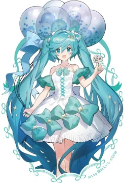 Hatsune Miku 16th Birthday Peta Collection Sticker Box Set