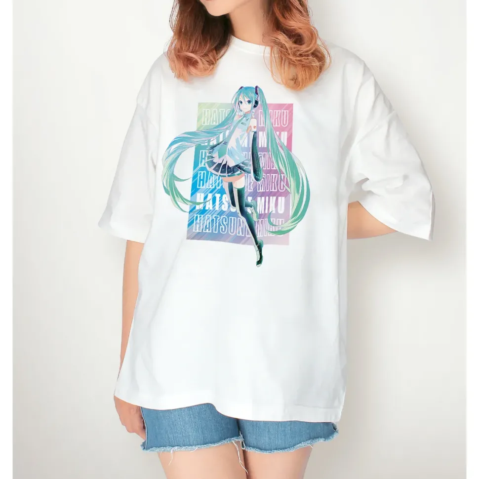 Hatsune Miku V3 Ani-Art Unisex Big Silhouette T-Shirt Vol. 3