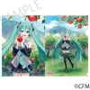 Hatsune Miku x Hirosaki Apple Clear File Folder Art by Asagao Minoru