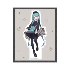 Hatsune Miku x SOLWA Bit Big Tin Badge & Sticker Set