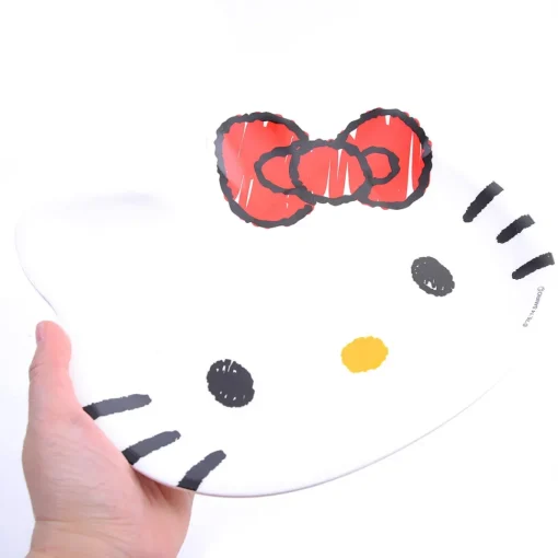 Hello Kitty Face Large Melamine Plate