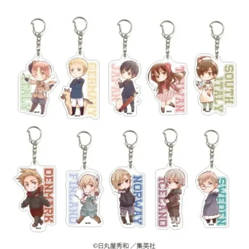 Hetalia: World Stars Acrylic Keychain Collection Vol. 1 Box Set