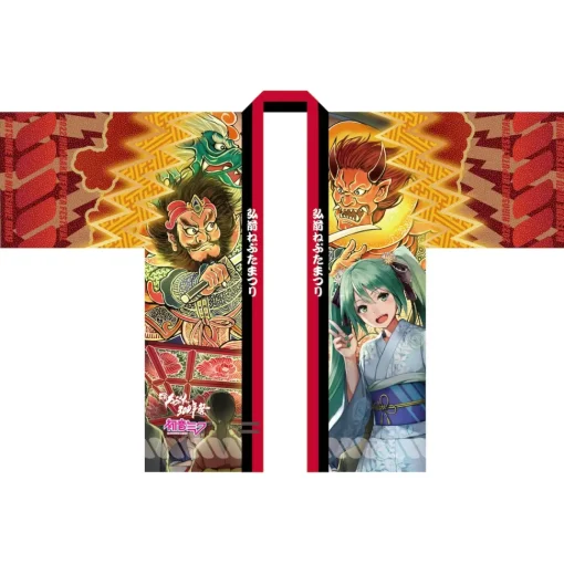 Hirosaki Neputa 300th Anniversary Festival x Hatsune Miku Art by Kurojishi Summer Festival Happi Coat