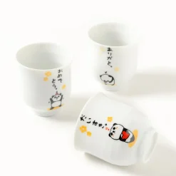 Hitokoto Animal Tea Cups (Panda)