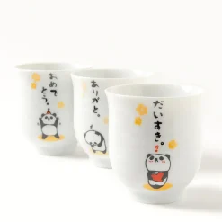 Hitokoto Animal Tea Cups (Panda)