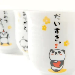 Hitokoto Animal Tea Cups (Panda)