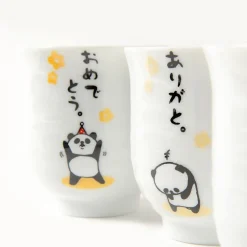 Hitokoto Animal Tea Cups (Panda)