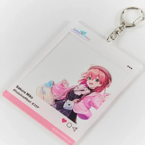 hololive Meet Social Media Style Acrylic Keychain