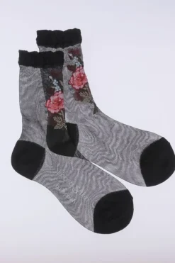 Honey Salon Bouquet Socks
