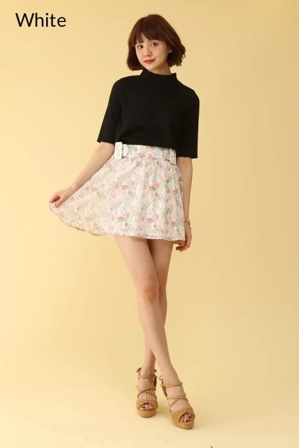 Honey Salon Vintage Tulip Sukapan Skirt