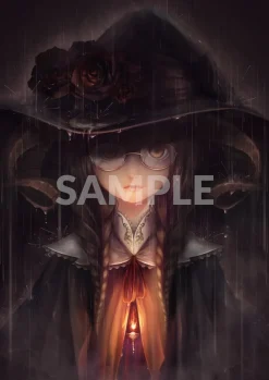 in the rain Reproduction Art Print