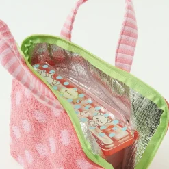 Insulated Dot Pouch Lunch Bag