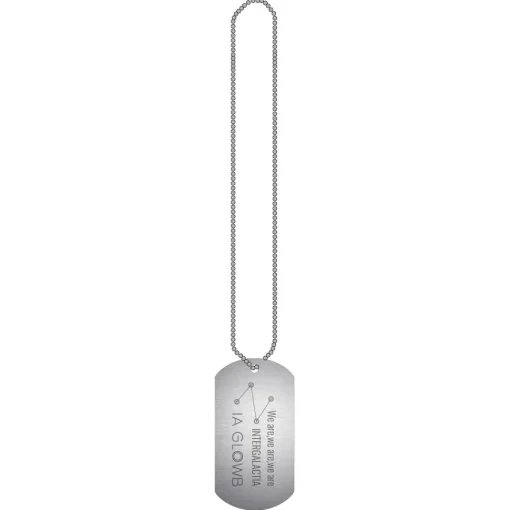 INTERGALACTIA Dog Tag Necklace