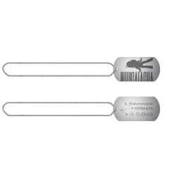 INTERGALACTIA Dog Tag Necklace