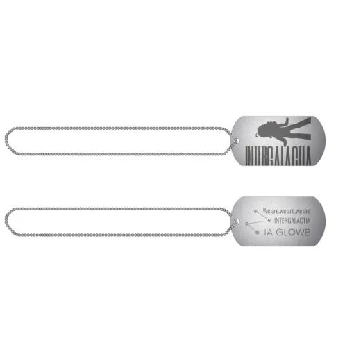 INTERGALACTIA Dog Tag Necklace