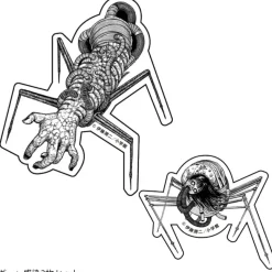 Junji Ito Gyo Sticker Set