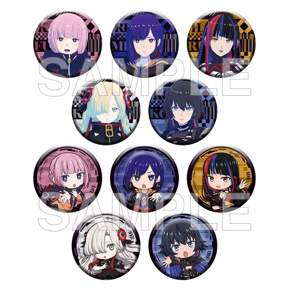 Kamitsubaki City Under Construction Tradable Tin Badges Etoripika Ver. Complete Box Set