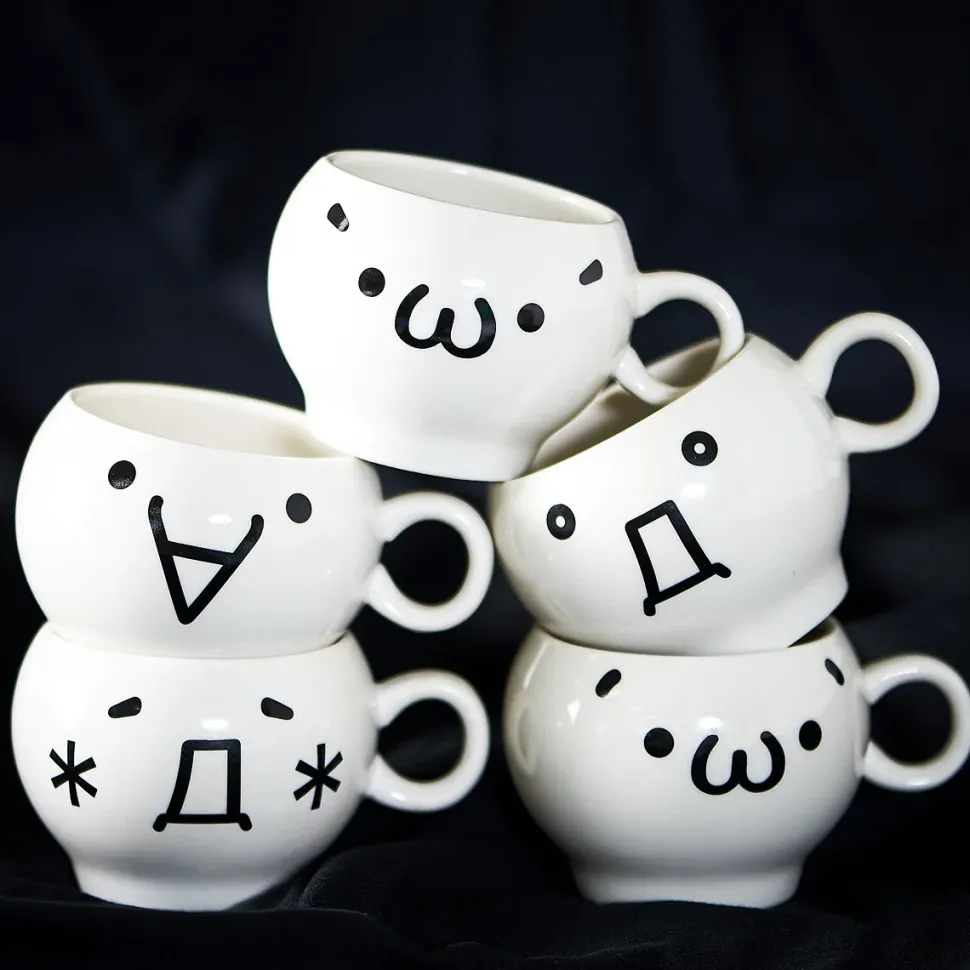 Kaomoji-kun Mugs