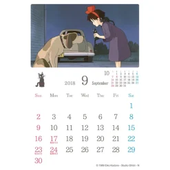 Kiki's Delivery Service 2018 Stained Frame Calendar
