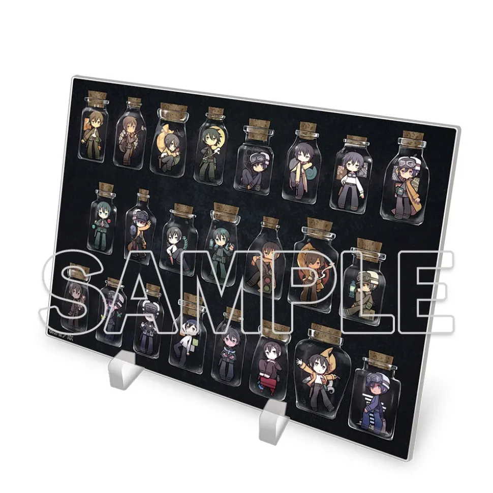 Kino's Journey: The Beautiful World 25th Anniversary Acrylic Illustration Plate B Cover Illustrations