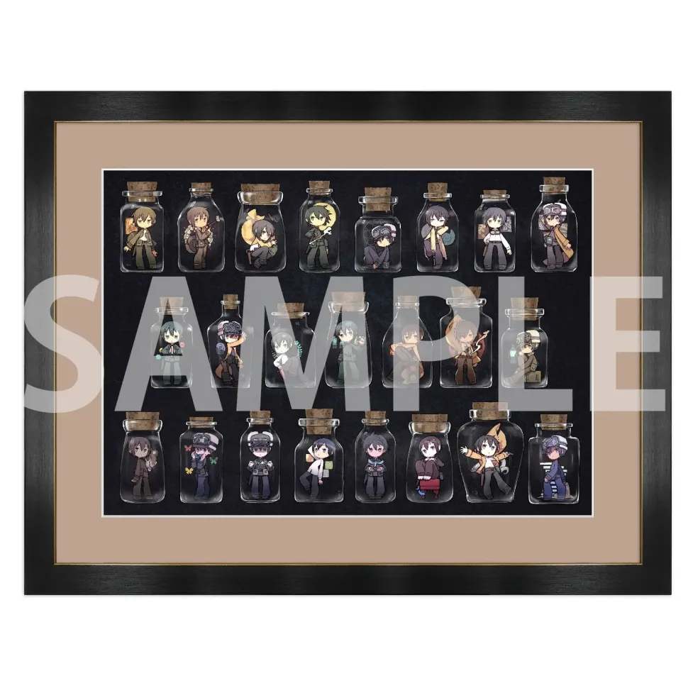 Kino's Journey: The Beautiful World 25th Anniversary B4 Chara Fine Graph B Cover Illustrations