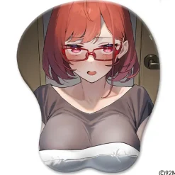 Kinshi no Ane Blushing Face Almost Actual Size Bust Mousepad