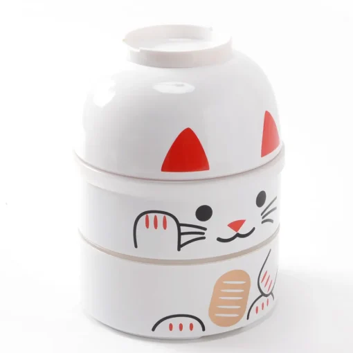 Kokeshi Maneki-Neko Big Bento Boxes