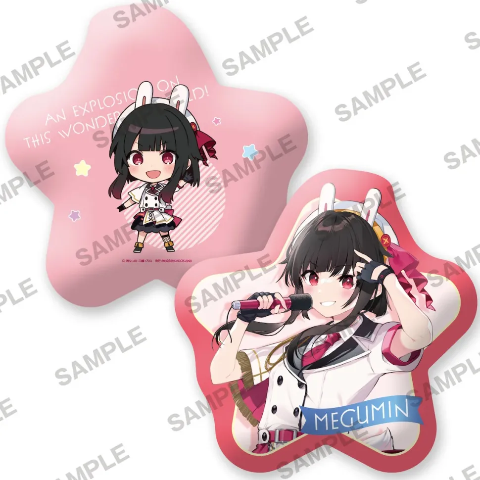 KonoSuba: An Explosion on This Wonderful World! Anime Adaptation Commemoration Fair Specially Drawn Die-cut Cushion