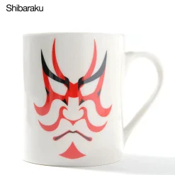 Kumadori Kabuki Face Mugs