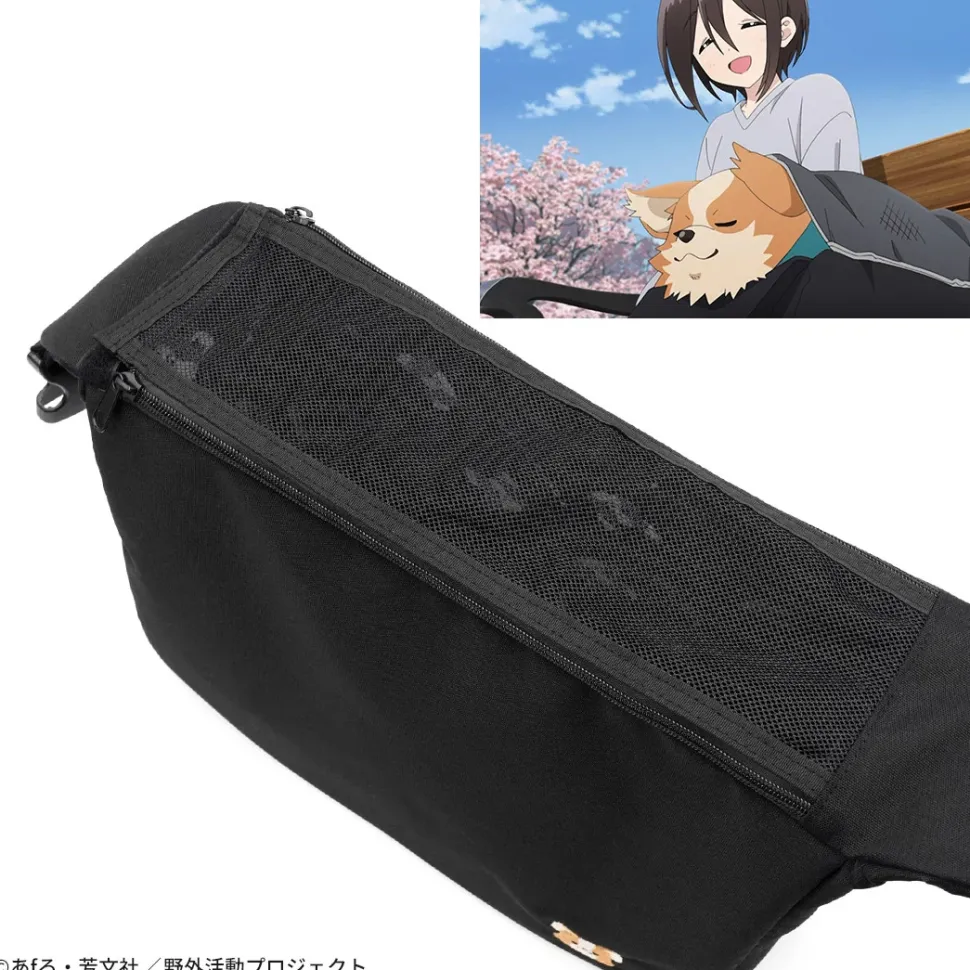 Laid-Back Camp Season 3 Ena Walking with Chikuwa Shoulder Bag
