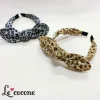 Le cocone Leopard Print Ribbon Katyusha