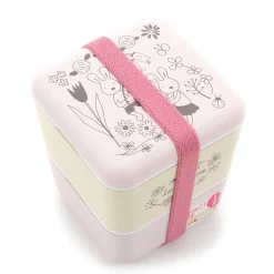 le sucre Lacquerware 2-Tier Square Lunch Box