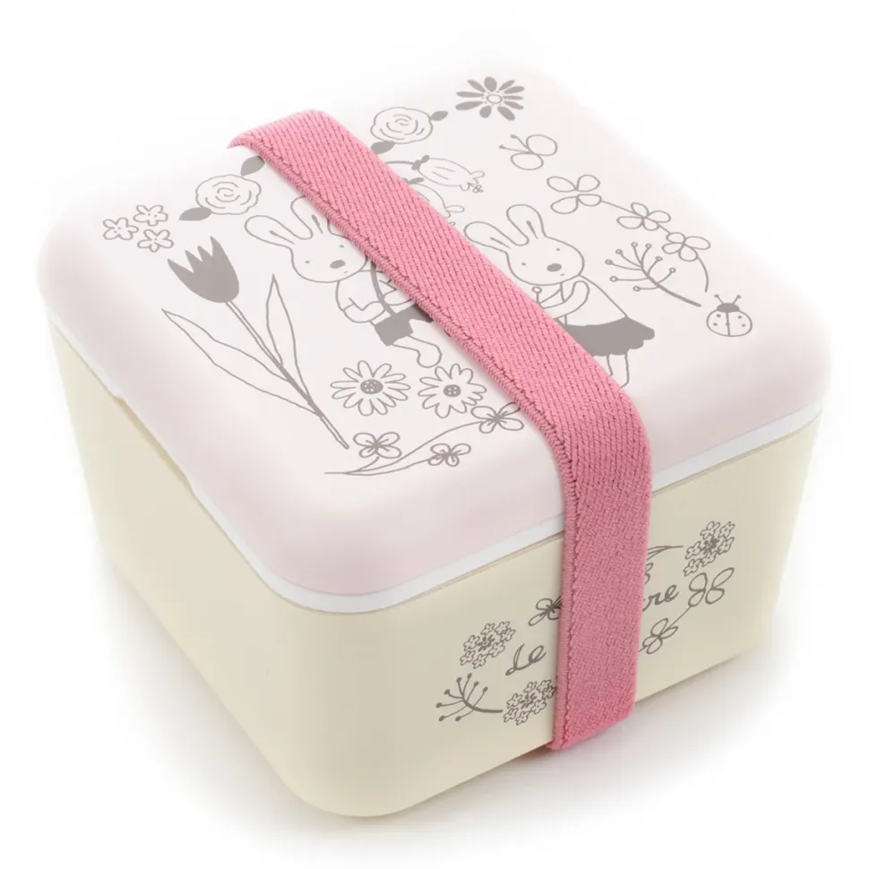 le sucre Lacquerware 2-Tier Square Lunch Box