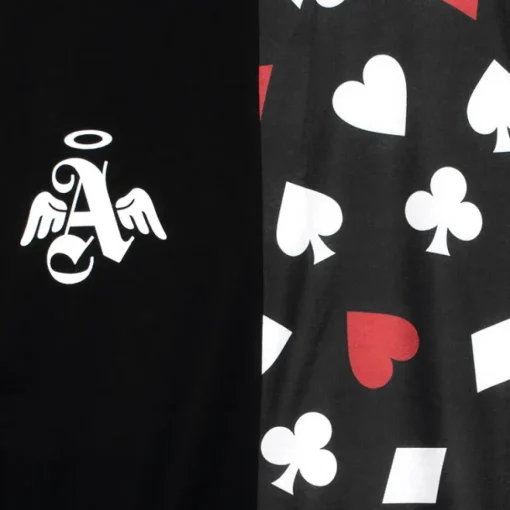 LISTEN FLAVOR Ace of Heart Playing Cards Switching Top