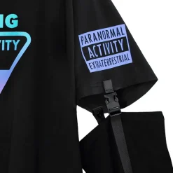 LISTEN FLAVOR Alien Separate Sleeve Belt Hoodie