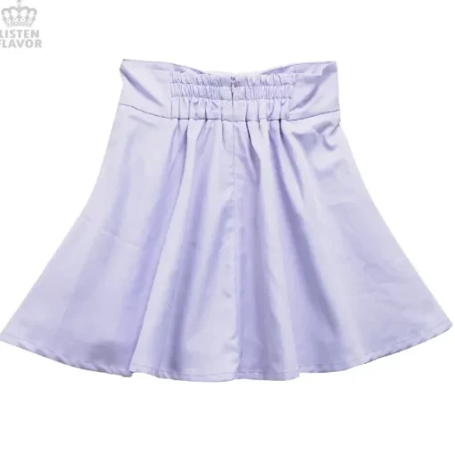 LISTEN FLAVOR Angel Heart Lace-Up Circular Skirt