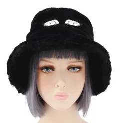 LISTEN FLAVOR Angel Wings Fur Bucket Hat