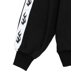 LISTEN FLAVOR Arcade Game Sleeve Line Hoodie Black