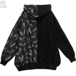 LISTEN FLAVOR Bat Double Zipper Hoodie