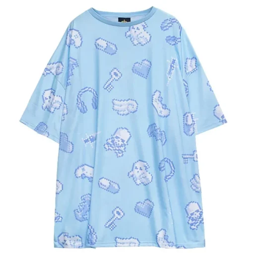 LISTEN FLAVOR 8bit Full Graphic Big T-Shirt