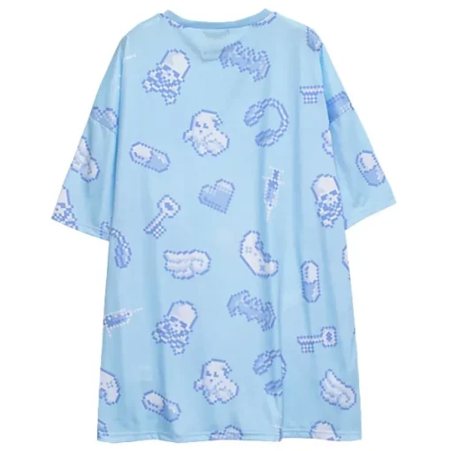 LISTEN FLAVOR 8bit Full Graphic Big T-Shirt